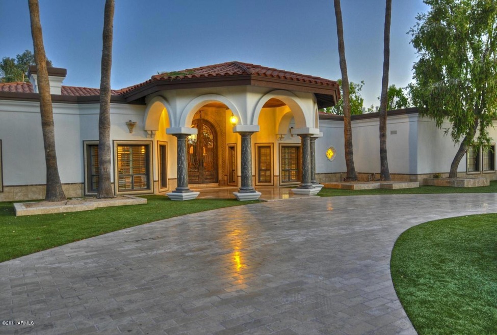 One view of the front entry