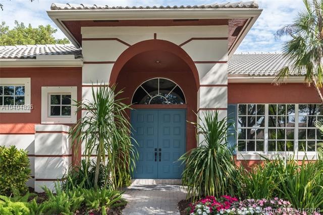 Lovely exterior paint and protected entry