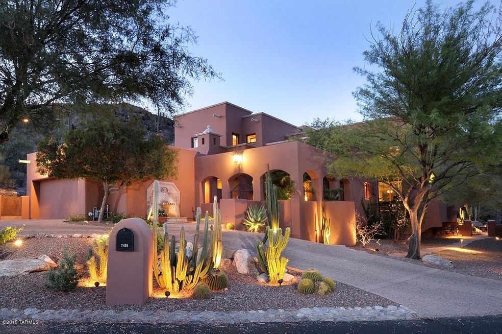 Front View at Dusk
