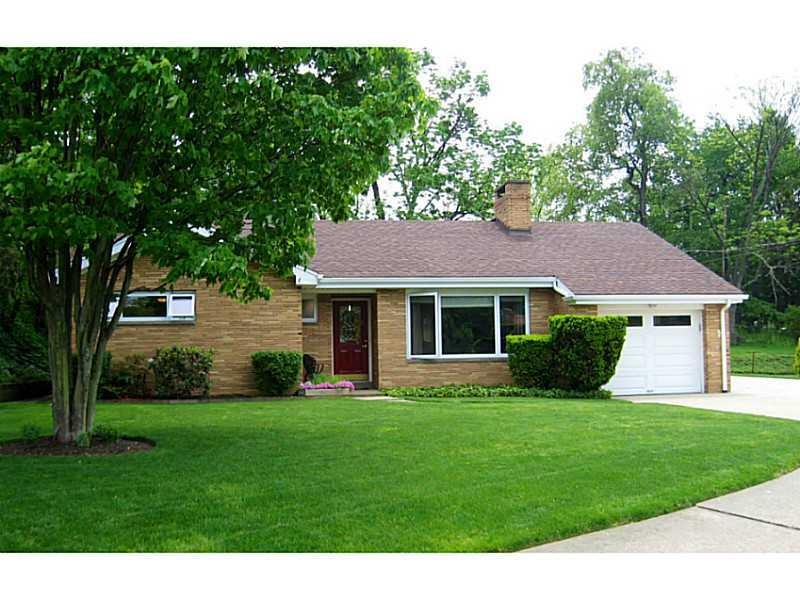 Exterior Front. Summer view