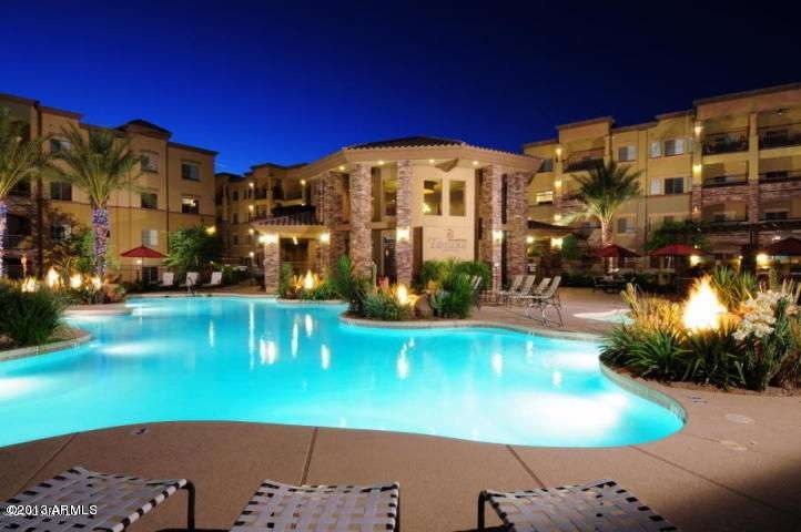 TOSCANA - Main Community Pool at Night