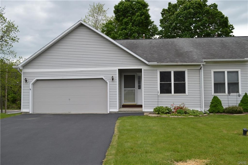 2 car garage with double wide driveway