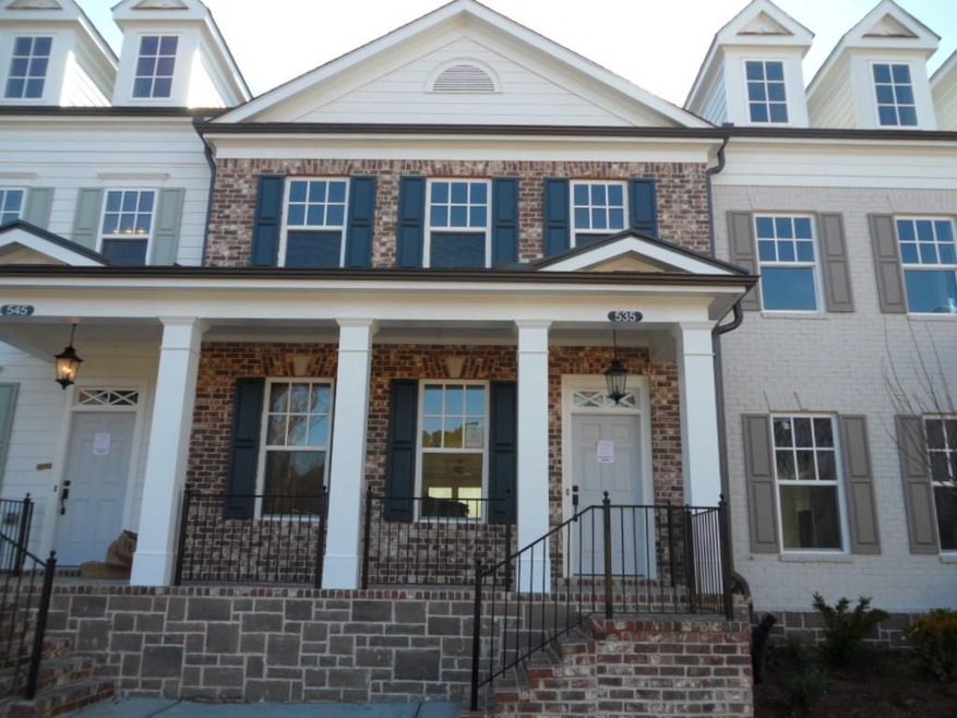 Elegant brick and stone exterior on this beautiful