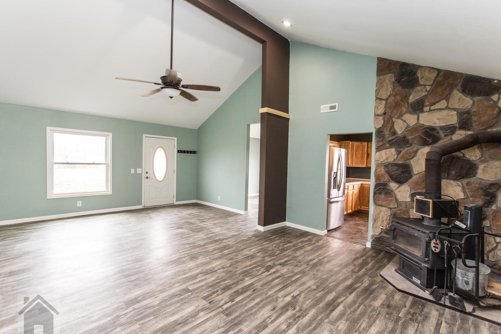 Huge living room with lots of natural light, vinyl