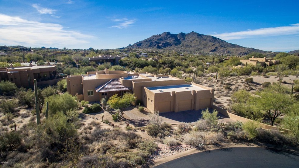Aerial Of Black Mtn To South
