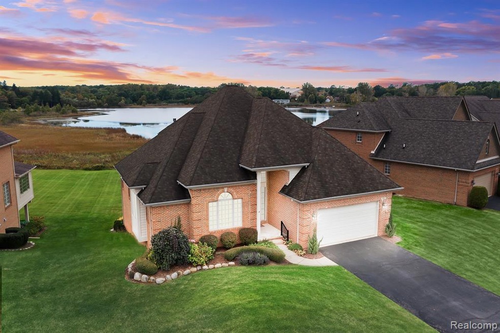 Luxury lakefront detached condominium.
