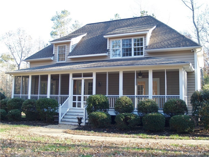 43' X 8' Screened Porch on Front