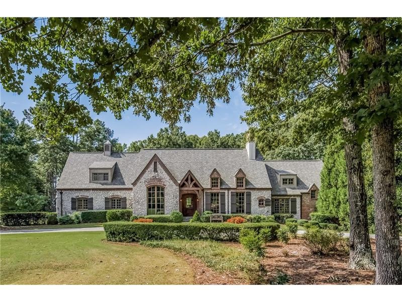 A truly special, one of a kind, stone and brick es