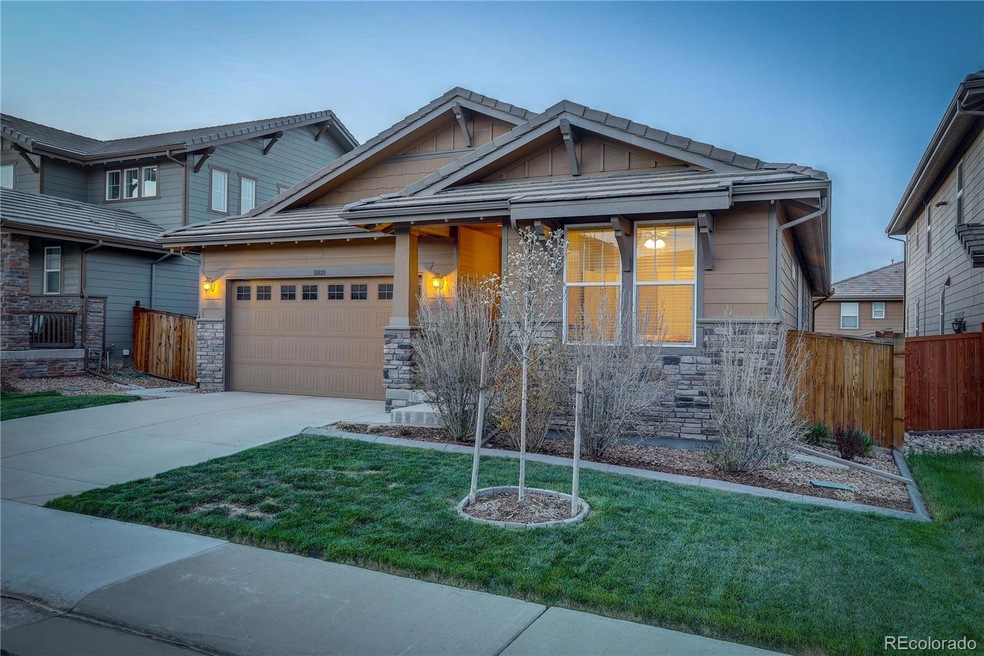 Front of home at twilight