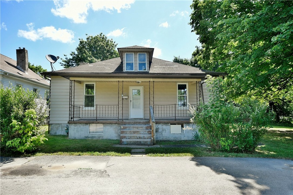 Ranch home on dead end street.  Last house on the
