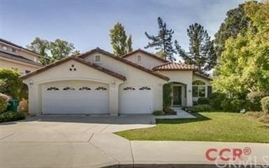Front of House with 3 Car Garage. Beautiful curb a