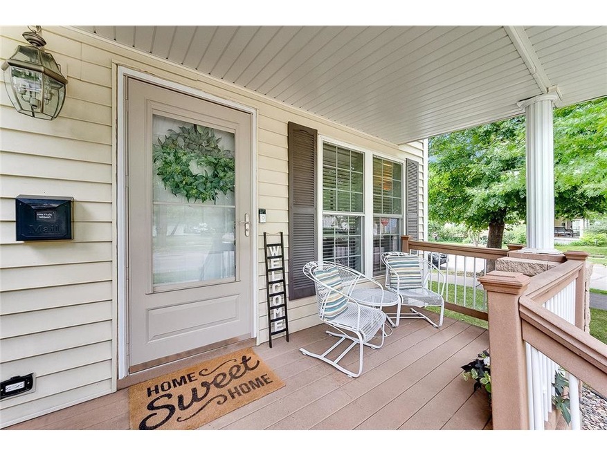 Enjoy a cup of coffee on the porch on this quiet s