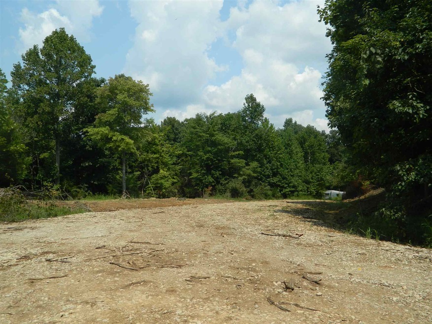 A Wide road goes through the property