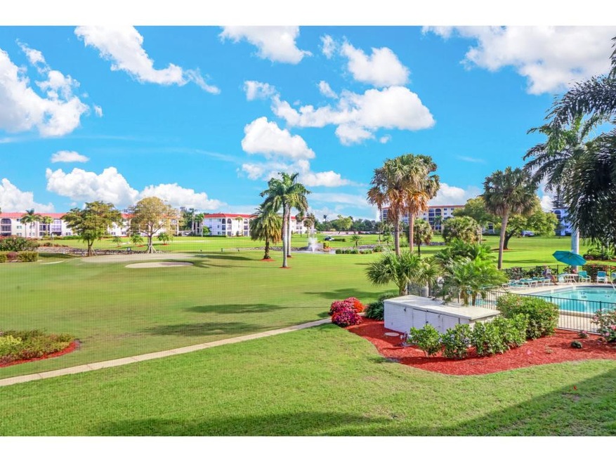 Amazing golf course view
