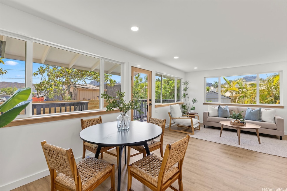 The perfect blending with natural light creates a warm and inviting space.