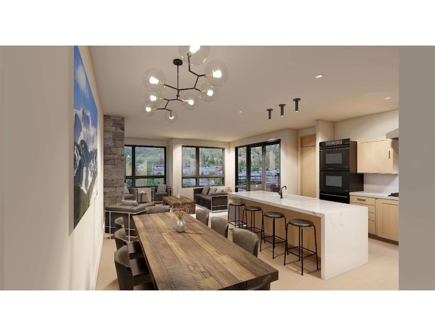 This is an example of a unit interior, subject to