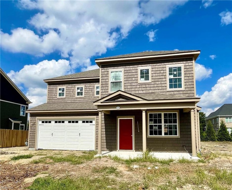 Actual home being completed for quick closing