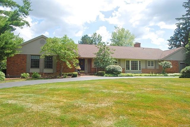 Custom low maintenance ranch on a corner lot with 