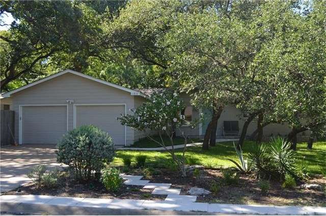 Garden along front yard provides good curb appeal.