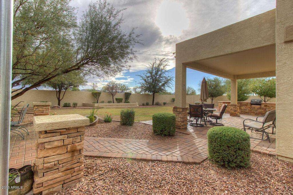 Backyard Entertaining area