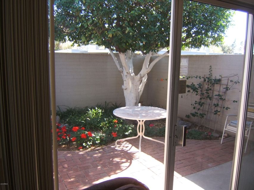 Relaxing private patio