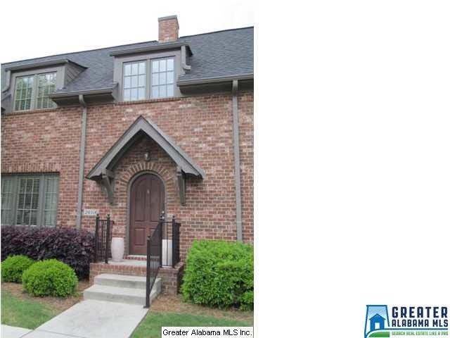 Beautiful brick entrance directly across from the 