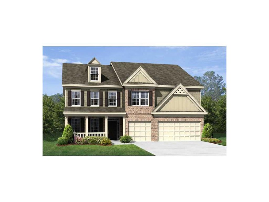 Exterior Front. Rendering of plan