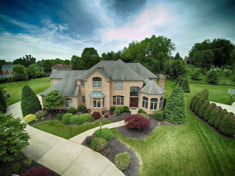 EXTERIOR FRONT - Aerial view of the stunning manic