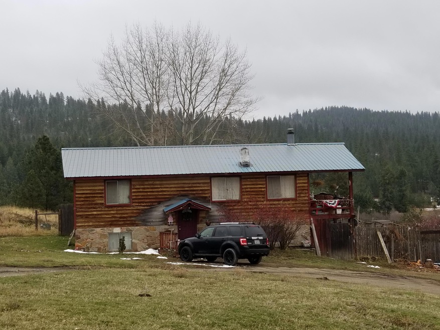 West side of house
