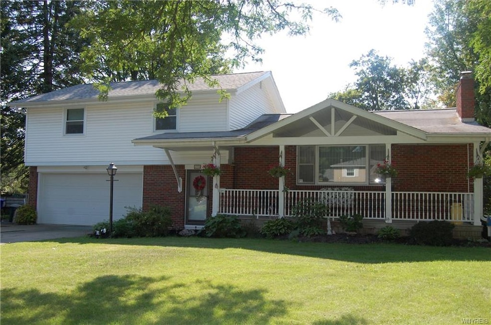 Great Curb appeal! Sit back on the covered porch a