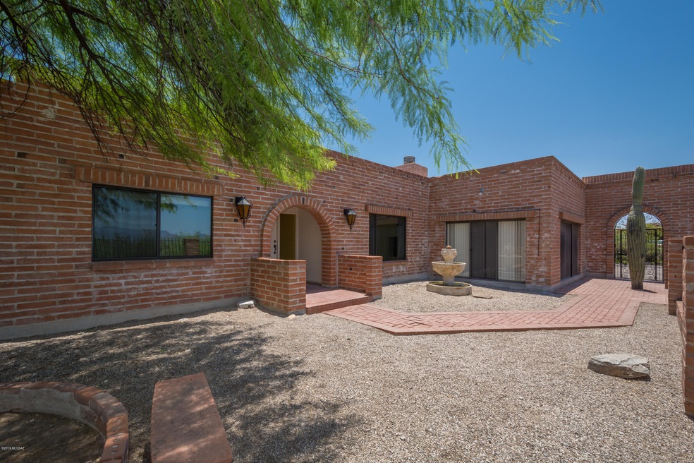 front courtyard