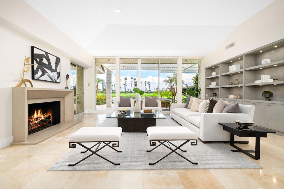 Living room with big views