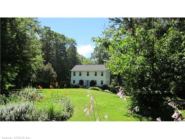 Exterior Front. Stately colonial set back from the