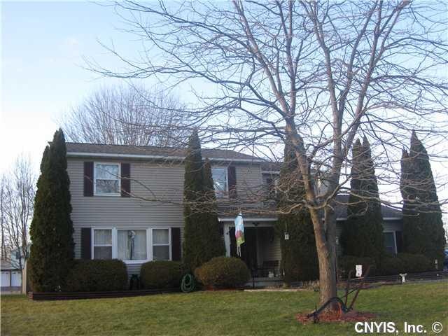 Exterior Front Custom Built Siganture Center Hall Colonial offer Newer Roof