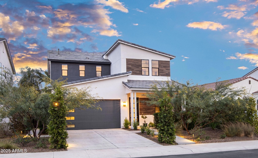Front of this stunning home