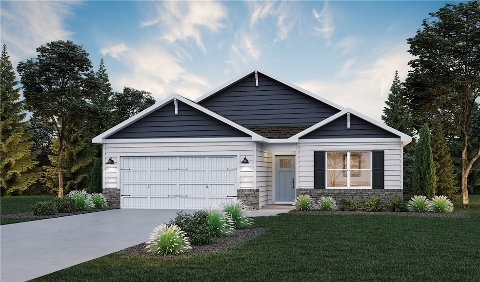 Hamilton - Ranch Floorplan