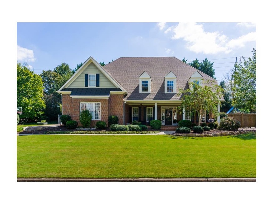 Estate home on a level, cul-de-sac lot with true r