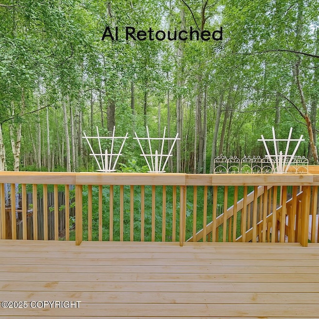 Retouched deck
