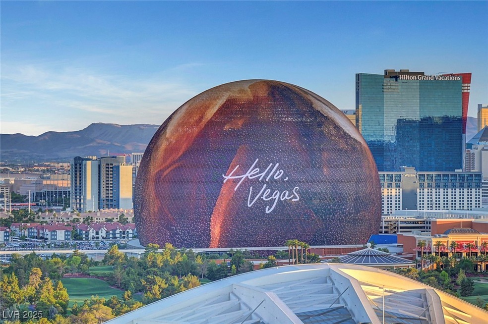 View of the Sphere from the Balcony!
