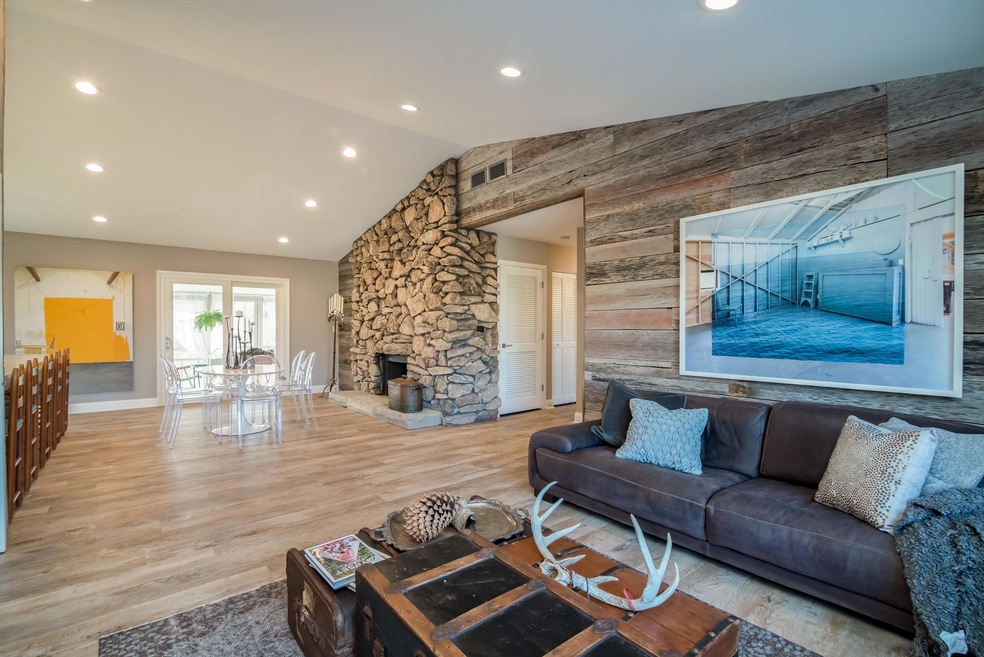 Renovated modern open floor plan