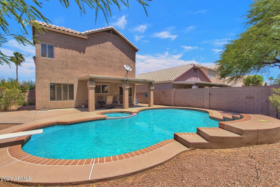 Beautiful backyard oasis with pool & spa