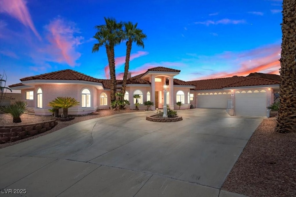 Mediterranean / spanish-style house featuring an a
