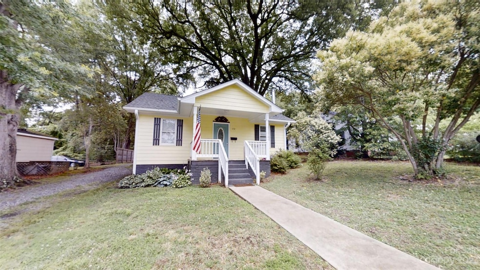 Front view from sidewalk