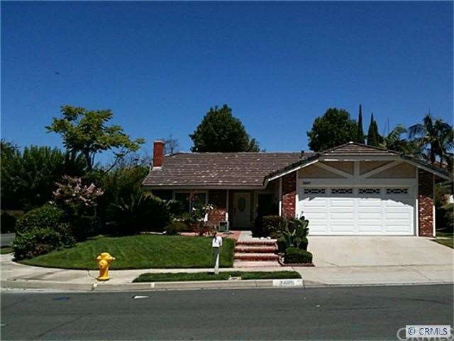 Front view of house