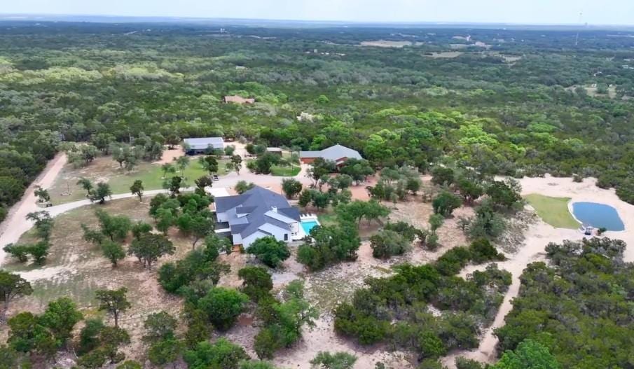 Aerial view of property and surrounding area feat