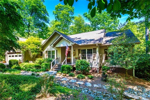 Front Elevation with Lovely Landscaping