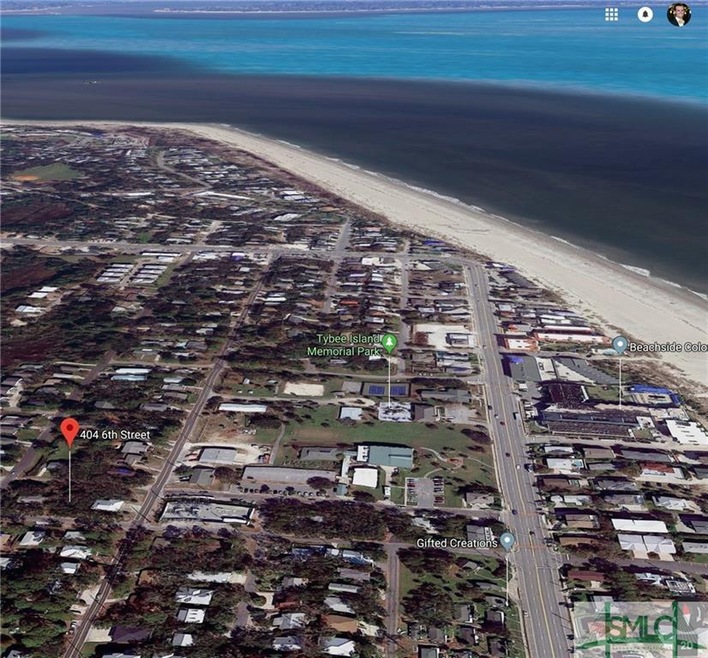 Distance between 404 6th Street and Memorial Park 