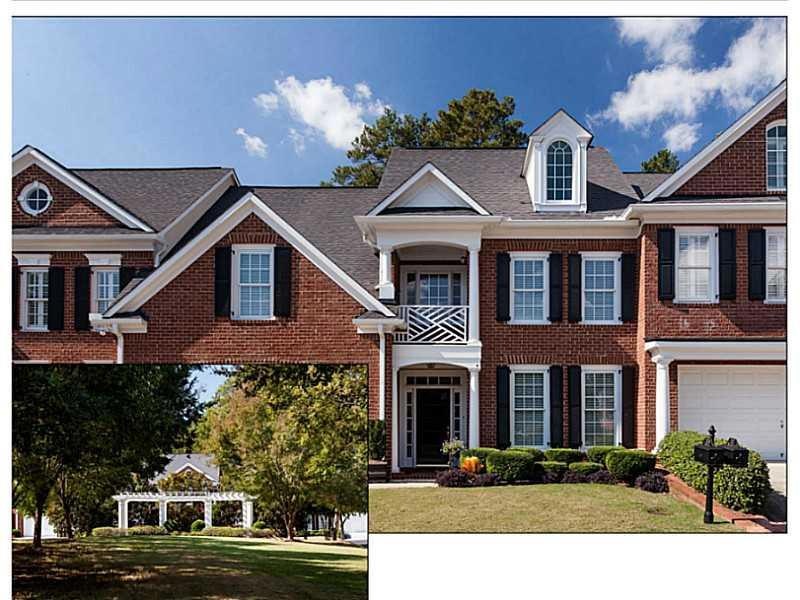 Exterior Front. Inset photo is the community park 