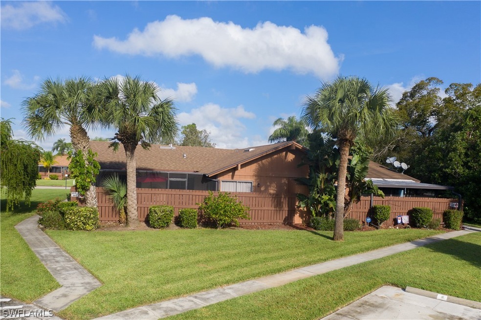 A sidewalk from you door right out to the parking area.