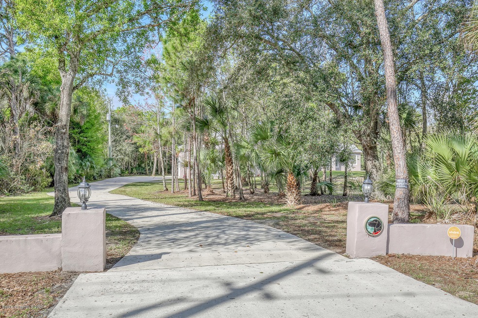 Private Winding Driveway Greets You